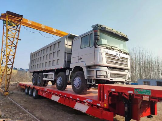 Certificato GCC Shacman F3000 8*4 Tipping Dump Truck con capacità motore da 6-8L in grigio