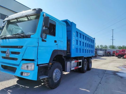 375 CV Peony blu di seconda mano Sinotruck HOWO 6*4 Camionetto con Euro 3/4/5 Emissioni