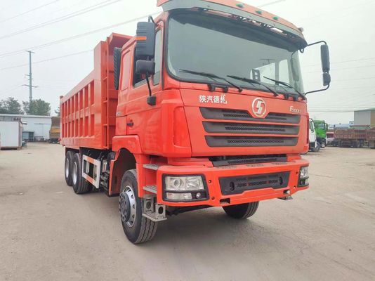 6*4 F3000 Trasmissione manuale Alta capacità di carico Red Shacman Dump Truck per carichi pesanti
