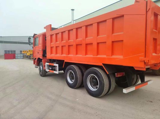 6*4 F3000 Trasmissione manuale Alta capacità di carico Red Shacman Dump Truck per carichi pesanti