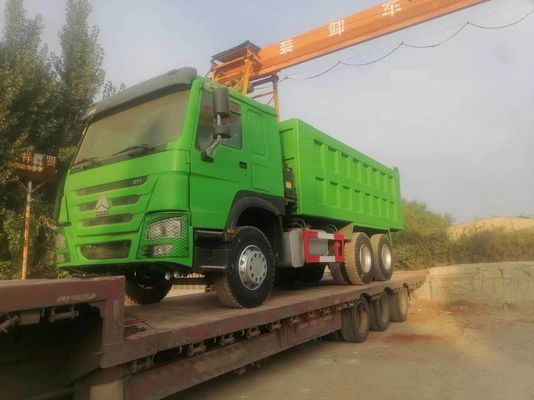 Trasmissione manuale Tipo 12.00r20 pneumatico di seconda mano Sinotruck HOWO 6*4 Dump Truck 10 pneumatici