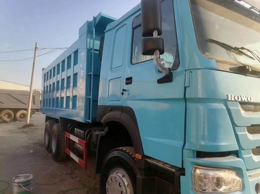 Sinotruck HOWO 6*4 Dump Truck Peacock Blu con pneumatici radiali