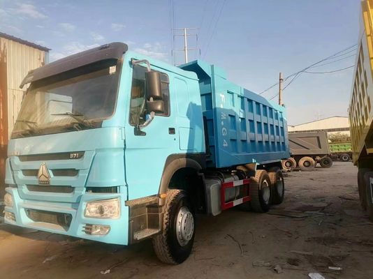 Sinotruck HOWO 6*4 Dump Truck Peacock Blu con pneumatici radiali