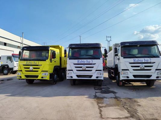 HOWO Dump Truck nelle Filippine con certificazione ISO e stile di sollevamento frontale