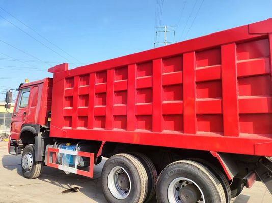 Sinotruck HOWO 6*4 Dump Truck in 371HP HC16 doppio asse posteriore stile di sollevamento anteriore
