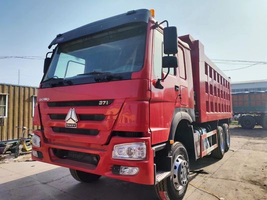 Sinotruck HOWO 6*4 Dump Truck in 371HP HC16 doppio asse posteriore stile di sollevamento anteriore