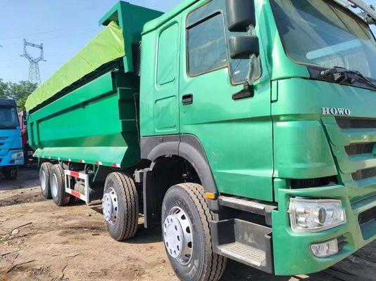 Disegno pneumatico radiale Sinotruk HOWO Verde 8*4 Camionetto di scarico tipo U 12 ruote Trasporto