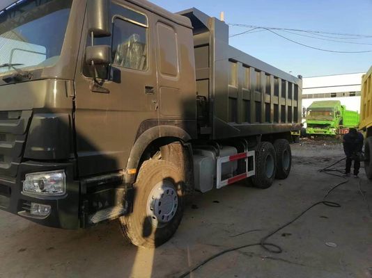 Progettazione di pneumatici radiali Sinotruk HOWO 6*4 Camionetto di scarico per trasporti pesanti e ≤5 posti