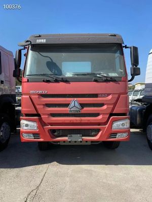 Trasmissione manuale HOWO 6*4 Camione trattore 375HP 371HP 10 pneumatici Testa del rimorchio pesante