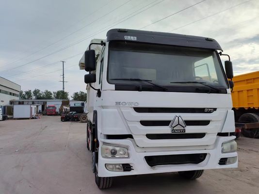 Sinotruck HOWO 6*4 Camionetto di scarico bianco di seconda mano tipo U con cambio manuale