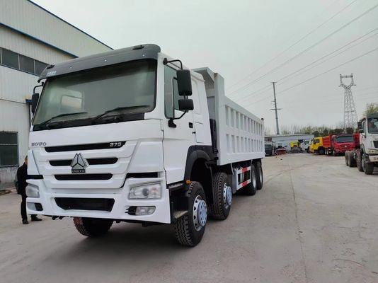 Disegno pneumatico radiale 375 CV Sinotruk 12 ruote HOWO 8*4 Dump Truck per il trasporto di bianchi