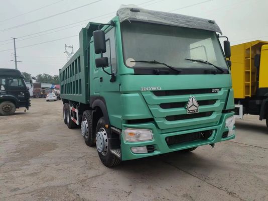 375 HP Sinotruk HOWO 8*4 Dump Truck camion usato 12 ruote stile di sollevamento anteriore
