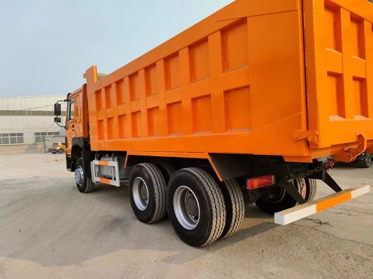 6×4 trasmissione manuale HOWO Dump Truck Used Truck Dump 12 Roues Sable Benne Camion