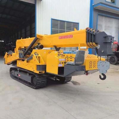 Certificazione CE 8t Mini Crawler Spider Crane per il sollevamento nei negozi di materiali da costruzione