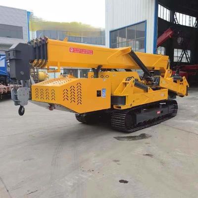 Certificazione CE 8t Mini Crawler Spider Crane per il sollevamento nei negozi di materiali da costruzione