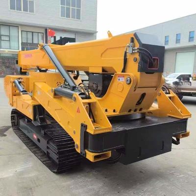 Certificazione CE 8t Mini Crawler Spider Crane per il sollevamento nei negozi di materiali da costruzione