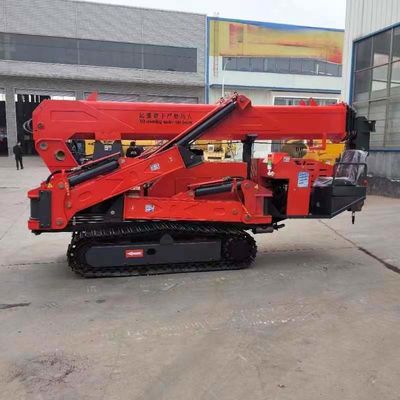 Granato a ragno diesel mobile pieghevole da 5 tonnellate con dimensioni personalizzate 4600*1430*2170MM
