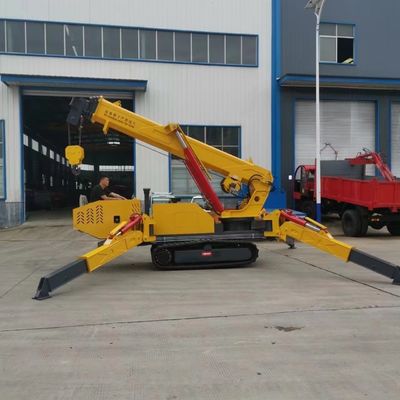 Gran promozione Mobile Spider Crane 5 tonnellate con Jib di gru personalizzato e certificazione CE