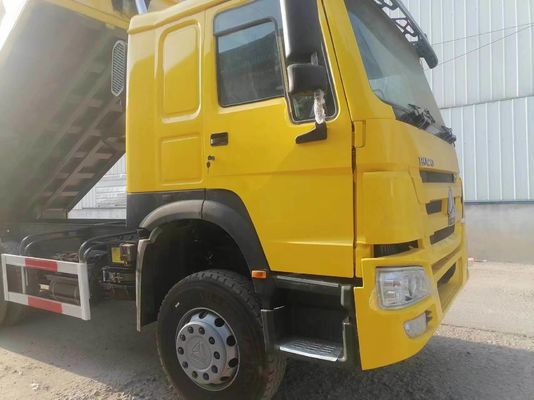 Dump Truck 10 ruote Giallo HOWO Sinotruk 6X4 camion minerario con 351-450 CV