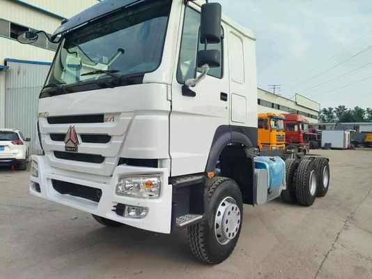 Potenza 351-450cv Sinotruk usato HOWO 6*4 Camione trattore 12.00r20/12r22.5/315.80-25