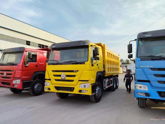 Camionetti di scarico per la costruzione Stile di sollevamento anteriore HOWO 6*4 Camionetto a ribaltatore 8500x2500x3600mm
