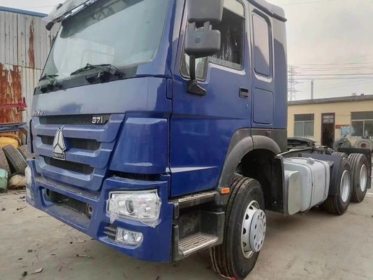 Blu Sinotruk HOWO 6X4 10 ruote usato camion trattore con potente capacità di traino