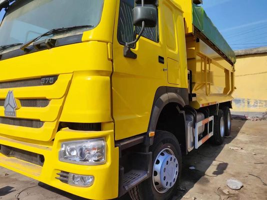 6*4 Gallo U-Typ Tipper Truck Direzione destra Construction Dump Trucks HOWO Sedie ≤5