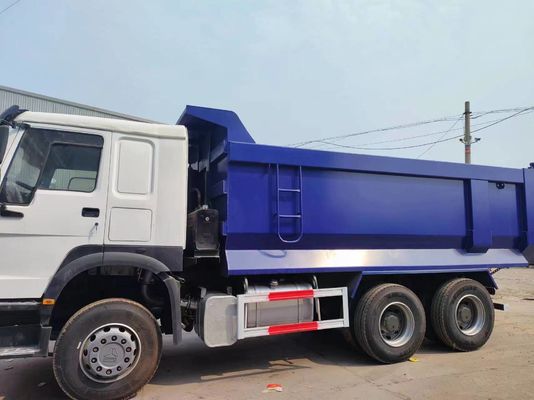 Sinotruck HOWO 6*4 Camion spazzatura Camion usato 10 pneumatici Bianco e blu Tipo U per carichi