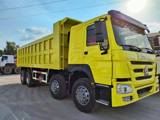 12 ruote Sinotruk HOWO 8*4 Front Lifting Style Dump Truck Trasmissione manuale