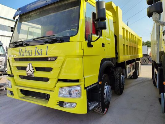 12 ruote Sinotruk HOWO 8*4 Front Lifting Style Dump Truck Trasmissione manuale