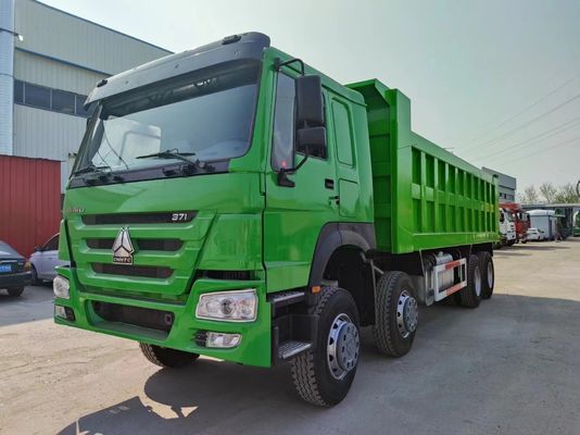 Sinotruk HOWO 8*4 Dump Truck 375HP Verde Colore 10500 x 2600m x 3400mm