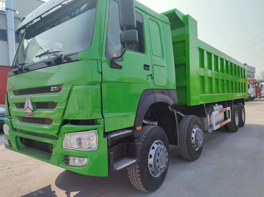 Sinotruk HOWO 8*4 Dump Truck 375HP Verde Colore 10500 x 2600m x 3400mm