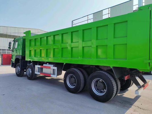 Sinotruk HOWO 8*4 Dump Truck 375HP Verde Colore 10500 x 2600m x 3400mm