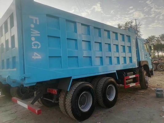 6*4 ruota motrice destra guida Sinotruck HOWO stile di sollevamento anteriore 375HP Dump Truck
