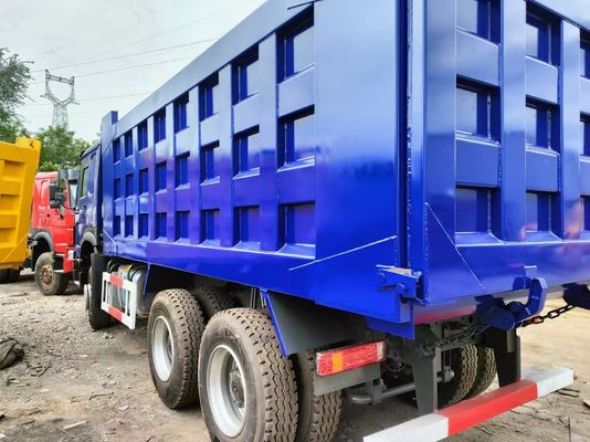 8×4 ruota motrice Usato Sinotruk Dump Truck HOWO 440HP 12 pneumatici Capacità di carico pesante