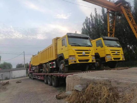 6X4 ruota motrice HOWO Truck 371 Tipper Used Dump Trucks con capacità motore 6-8L