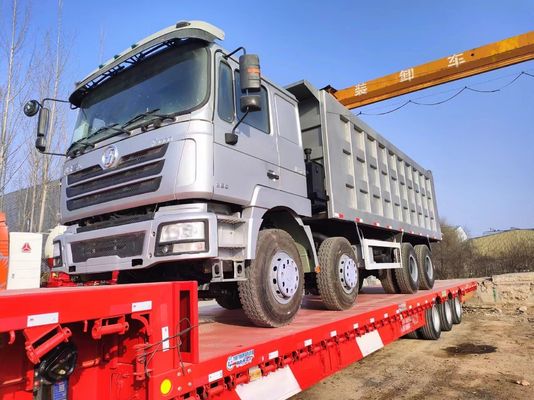 375 CV 12 ruote 40t Shacman 8X4 Used Dump Truck Super Drive Potenza 351-450 CV