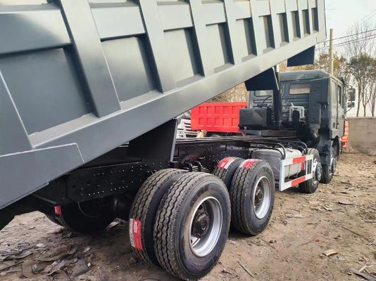 375 CV 12 ruote 40t Shacman 8X4 Used Dump Truck Super Drive Potenza 351-450 CV