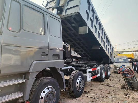 Shacman 8X4 Used Dump Truck 375HP 12 ruote 40t Front Lifting Style Potenza da cavallo 351-450hp