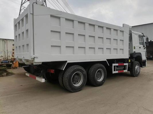 Usato Sinotruk HOWO 6X4 371HP Dump Truck con colore bianco 1 anno di servizio post-vendita